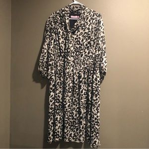 Eliza J Animal Print MIDI Dress 20W